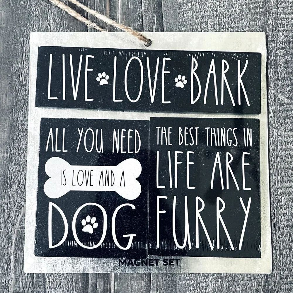 NWT Dog Lover 3-pc Magnets Set